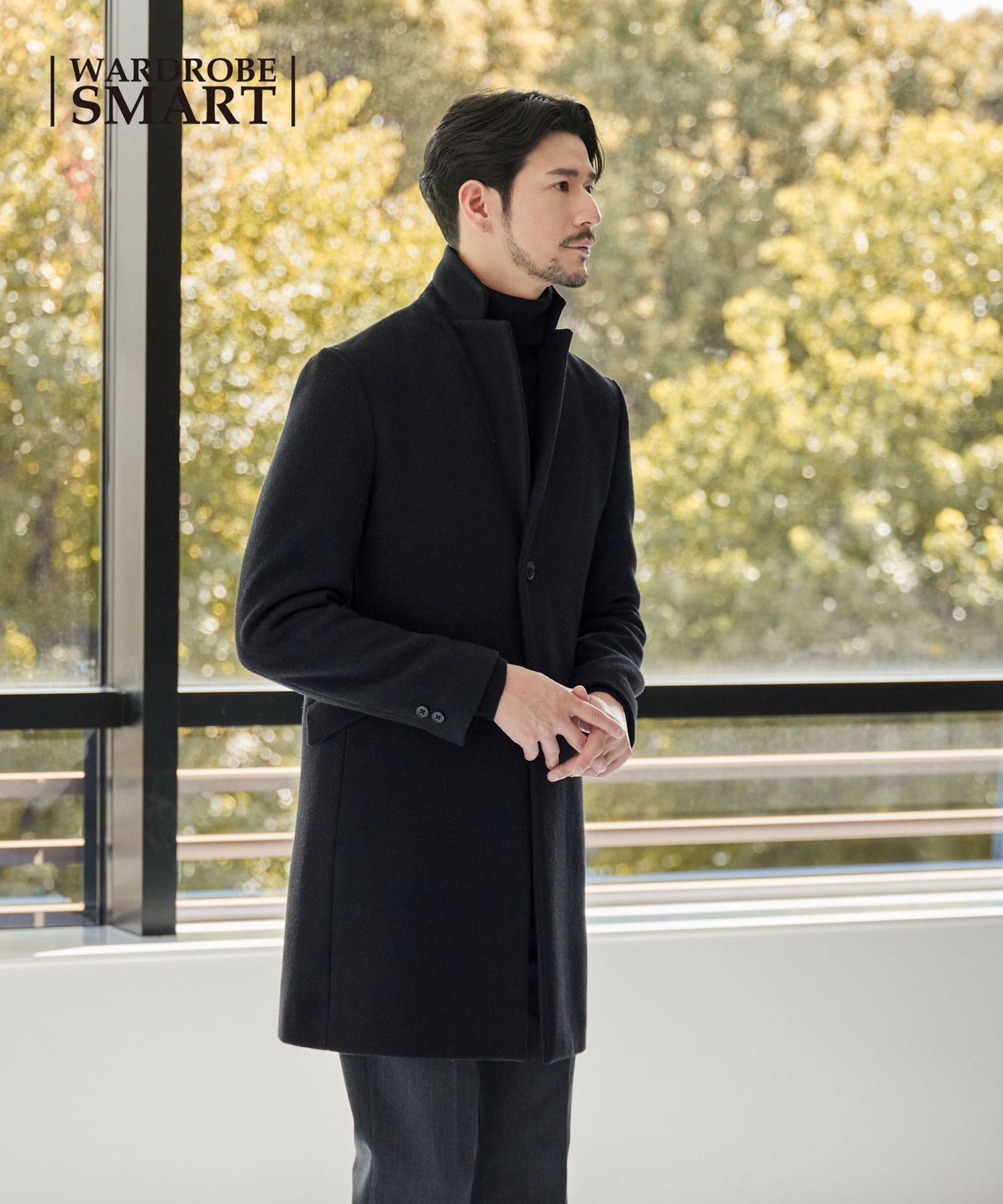 高級！UNITED ARROWS チェスターコート ネイビー　サイズM UNITED ARROWS チェスターコート 紺 ネイビー M UNITED ARROWS