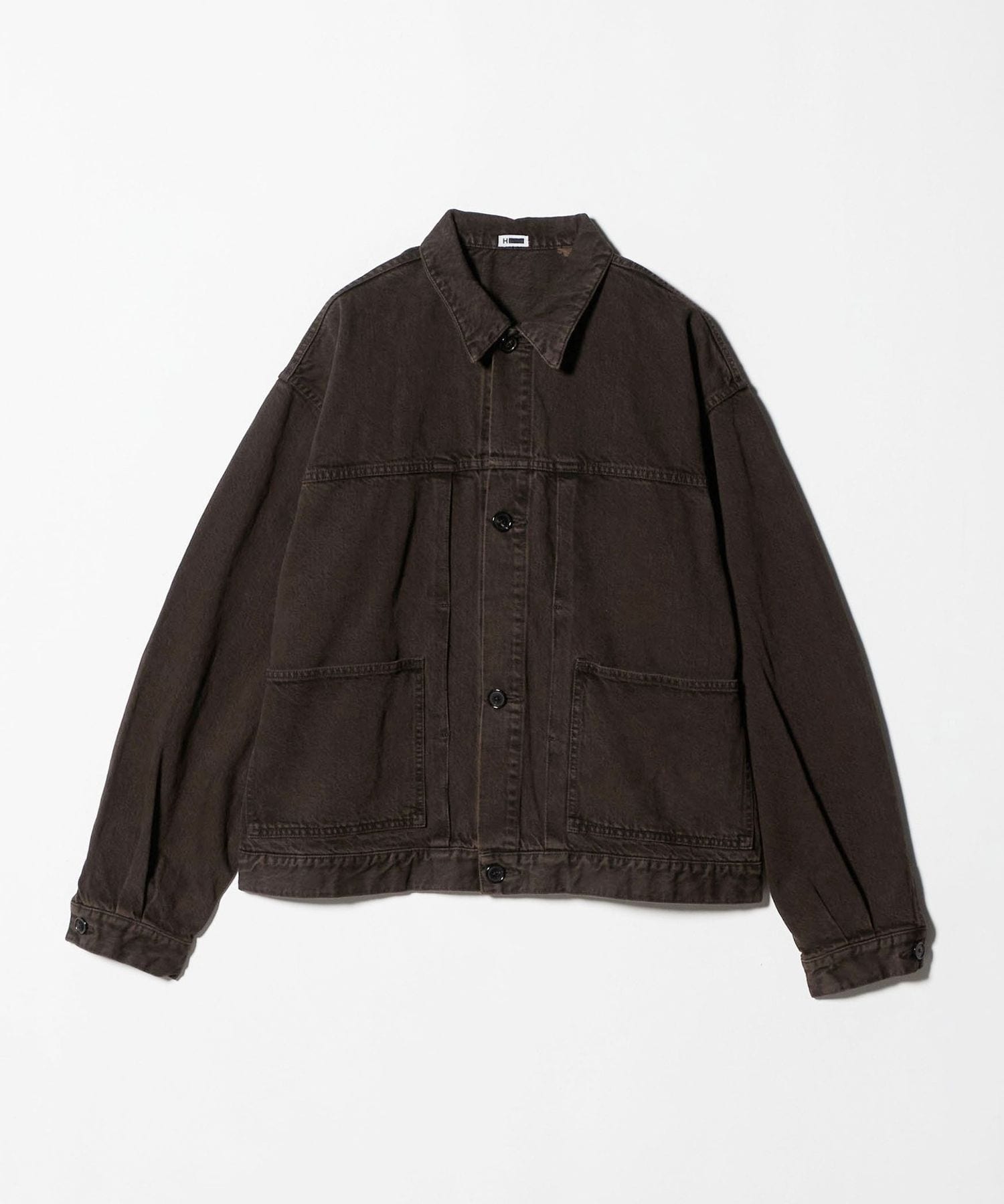 H＞ディープカラーデニムジャケット