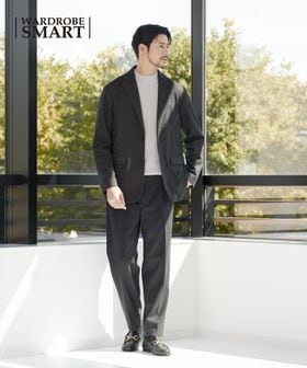 BEAUTY&YOUTH/【WEB限定 WARDROBE SMART】ニットフランネル リラックス セットアップ/ジャケット＆イージーパンツ/スーツ / セットアップ