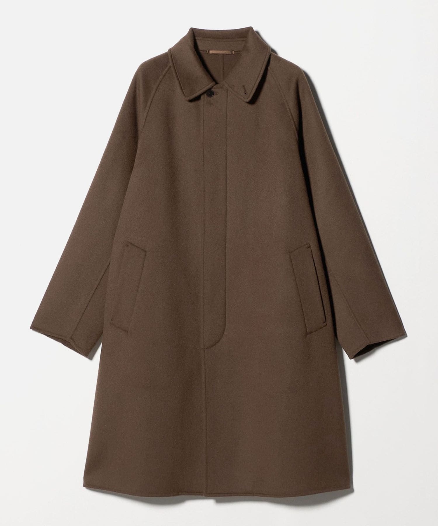 【美品】United Arrows ウールリバー　ショートコート　オフ白 プレミアムウールリバー オープンカラーショートコート