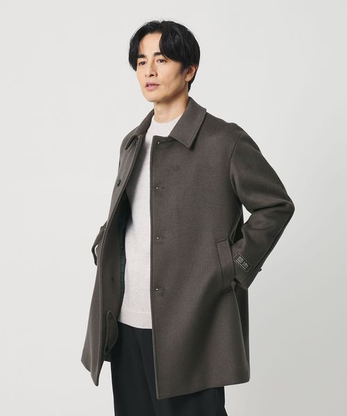 BEAUTY&YOUTH/120S メルトン バルカラーコート/ステンカラーコート