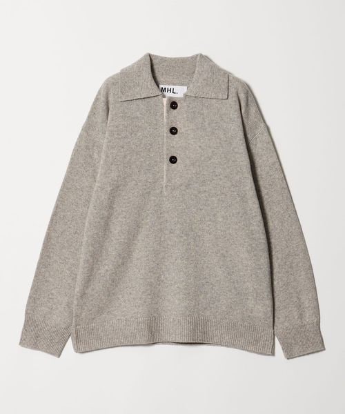 MHL/＜MHL.＞ドライ ウール ニット ポロ/ニット / セーター
