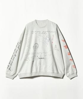 BEAUTY&YOUTH/＜D―R―G―N＞MEDITATIONS OVERSIZED CREW/スウェット/スウェット / パーカー