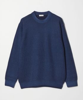 BEAUTY&YOUTH/フェード アゼ クルーネック ニット 手洗い可能/ニット / セーター