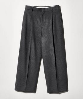 H BEAUTY&YOUTH/＜H＞ウール フランネル 1プリーツ ワイドパンツ/スラックス