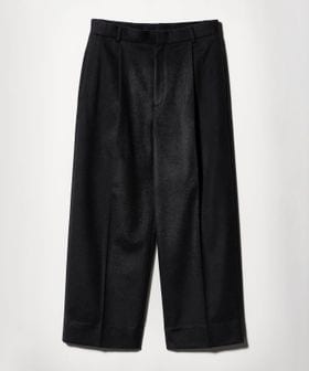 H BEAUTY&YOUTH/＜H＞ウール フランネル 1プリーツ ワイドパンツ/スラックス
