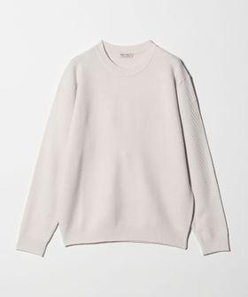 BEAUTY&YOUTH/ウォッシャブルウール ツイル クルーネック ニット 手洗い可能/ニット / セーター