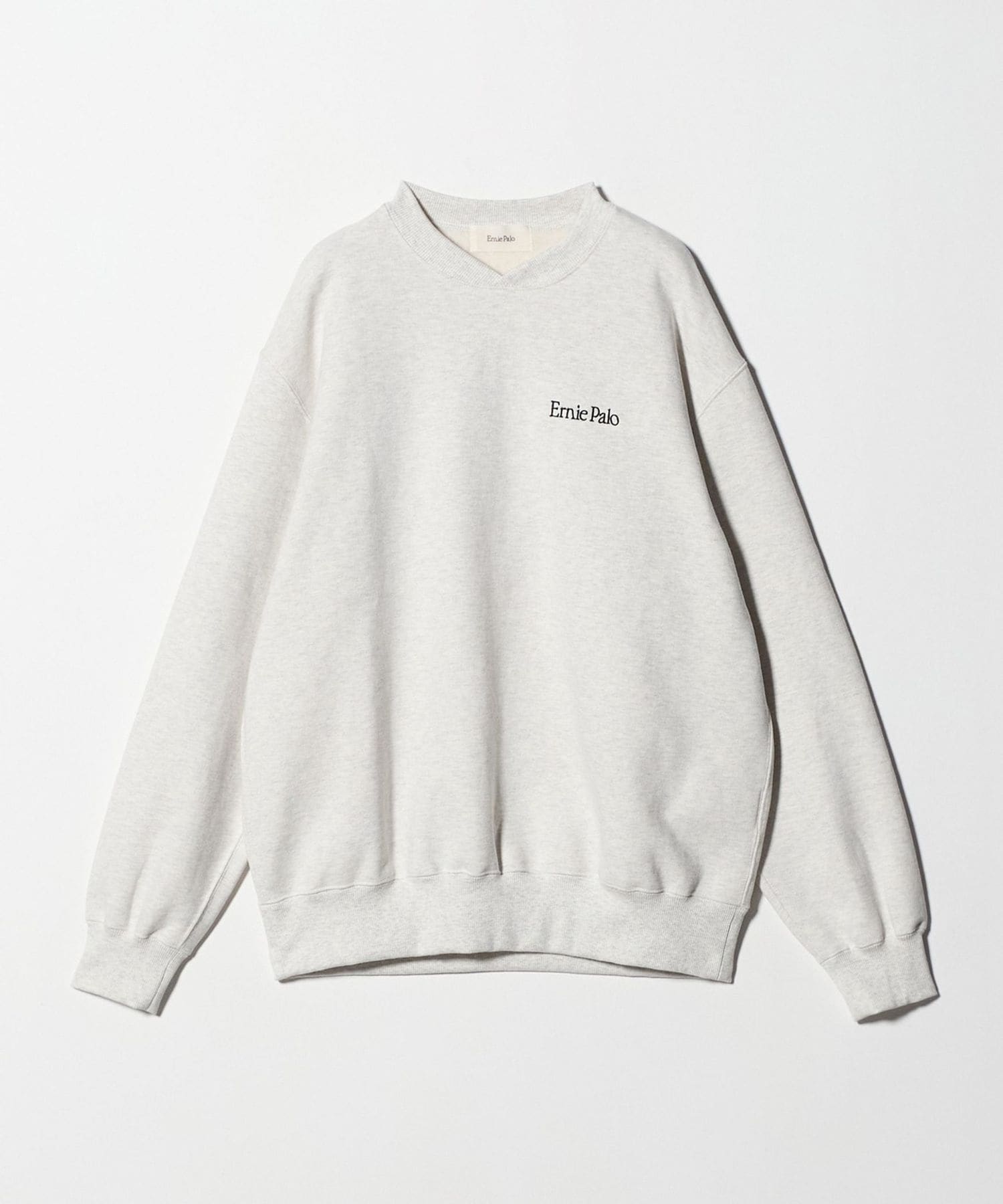 Ernie Palo アーニーパロ クルーネックスウェット パープル 44サイズ Ernie Palo＞CREW NECK KNIT PULLOVER/ニット
