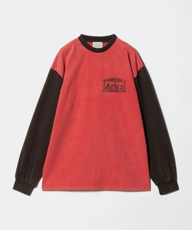 ARIES/＜ARIES＞COLOUR BLOCK ANCIENT TEMPLE LONG―SLEEVE/カットソー/Tシャツ / カットソー
