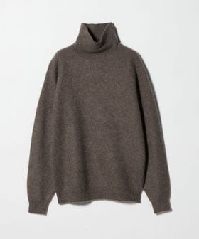 BEAUTY&YOUTH/ヘアリー ヤク アゼ タートルニット/ニット / セーター