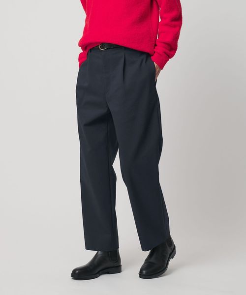 BEAUTY&YOUTH/PROCO 1プリーツ ワイドテーパードパンツ NO.9/スラックス