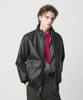 AVIREX/【別注】＜AVIREX＞レザー ジップ ブルゾン/その他コート / ブルゾン