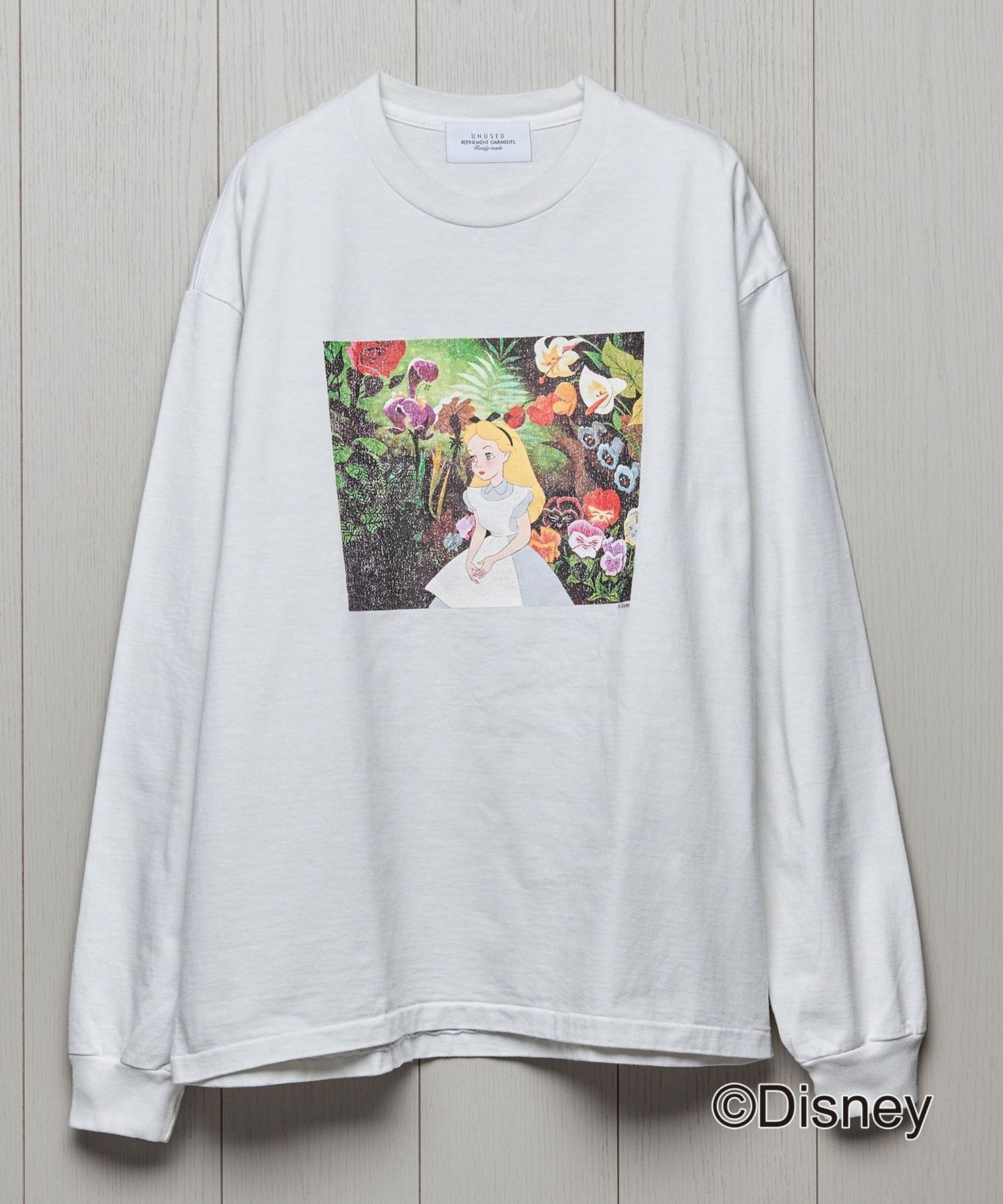 UNUSED × BY＞Alice in Wonderland/LONGSLEEVE T―SHIRT/Tシャツ