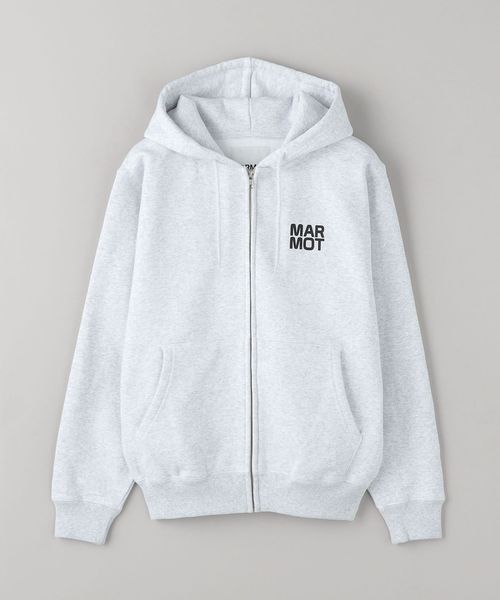 ジップアップフーディー mrm様 MARMOT CAPITAL＞ ロゴ ジップアップ フーディー