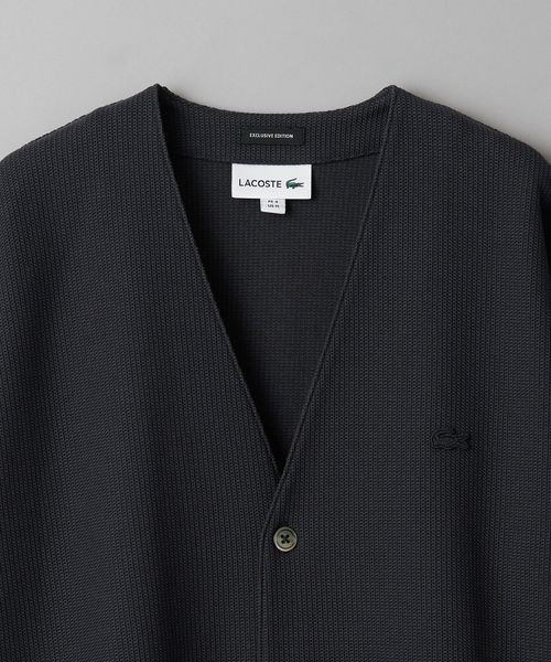 UNITED ARROWS別注　 LACOSTE　1トーンカーディガン LACOSTE for BEAUTY&YOUTH＞ 1トーン カーディガン