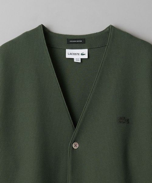 LACOSTE for BEAUTY&YOUTH＞ 1トーン カーディガン