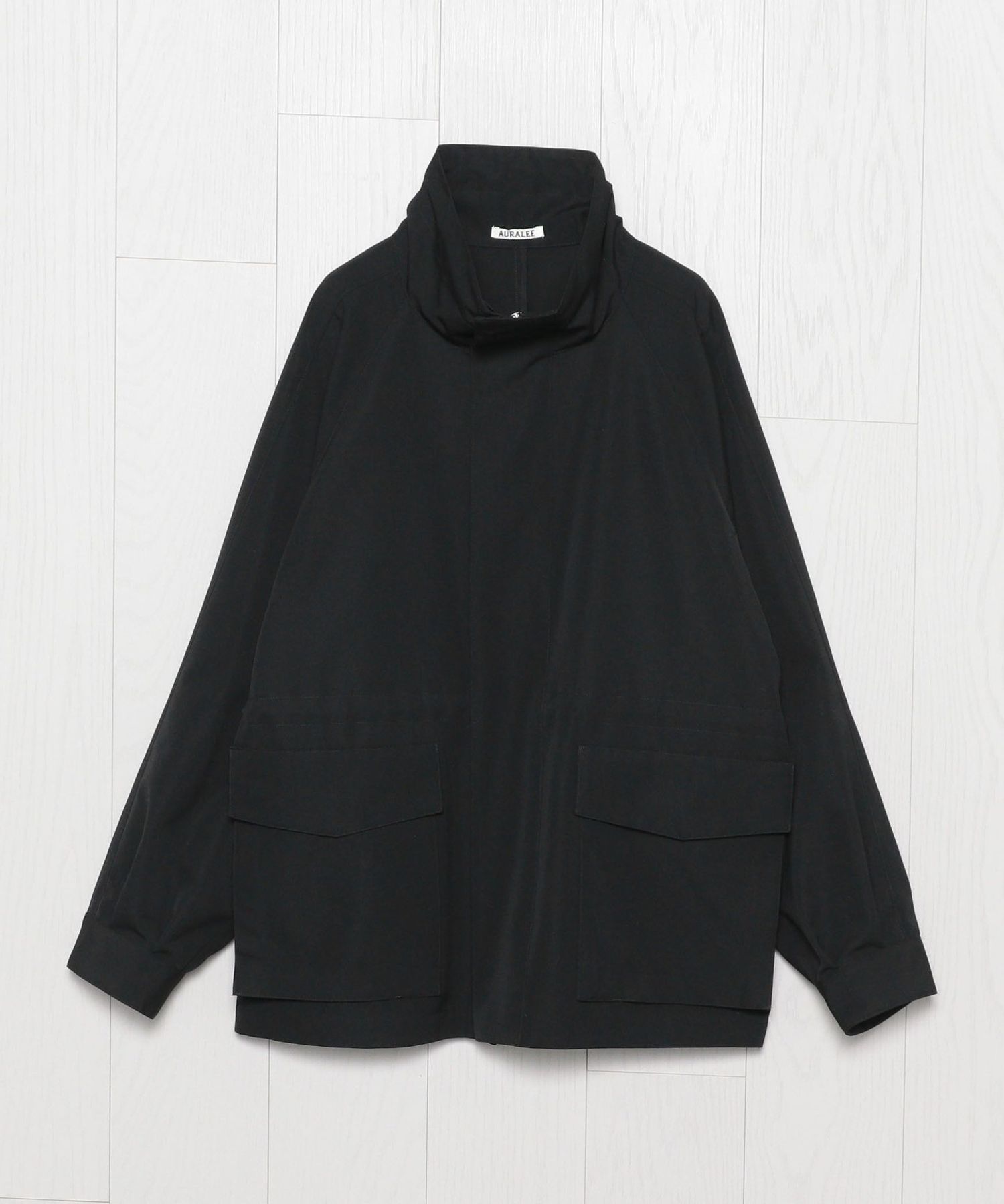 AURALEE＞CANVAS HIGH NECK ZIP BLOUSON/ブルゾン