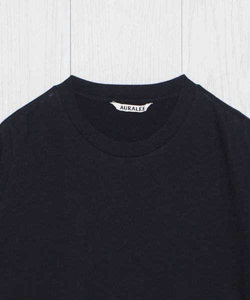 AURALEE＞SEAMLESS CREW NECK T―SHIRT/Tシャツ