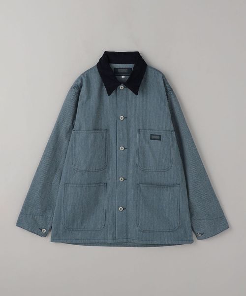別注】＜UNIVERSAL OVERALL＞ヒッコリー カバーオール