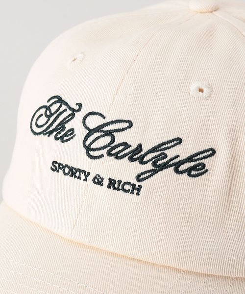 Sporty&Rich x The Carlyle＞SOUVENIR CAP/キャップ