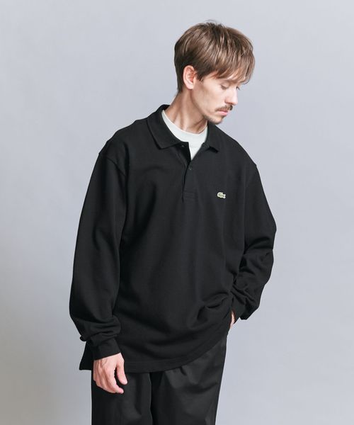 LACOSTE for BEAUTY&YOUTH スウェット ポロシャツ LACOSTE for BEAUTY&YOUTH 25SS 別注スウェットポロシャツが国内