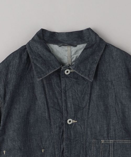 blurhms＞ デニム カバーオール