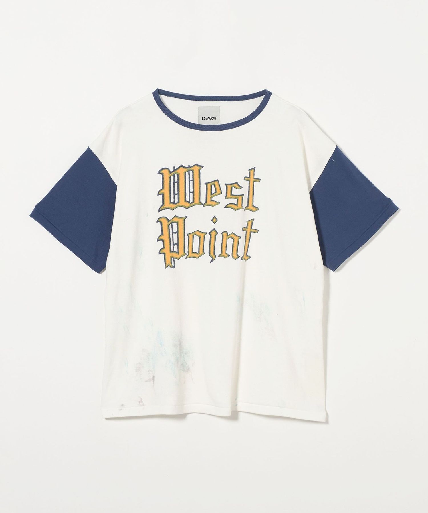 25ss BOWWOW WEST POINT LOGO RIBBED Tシャツ