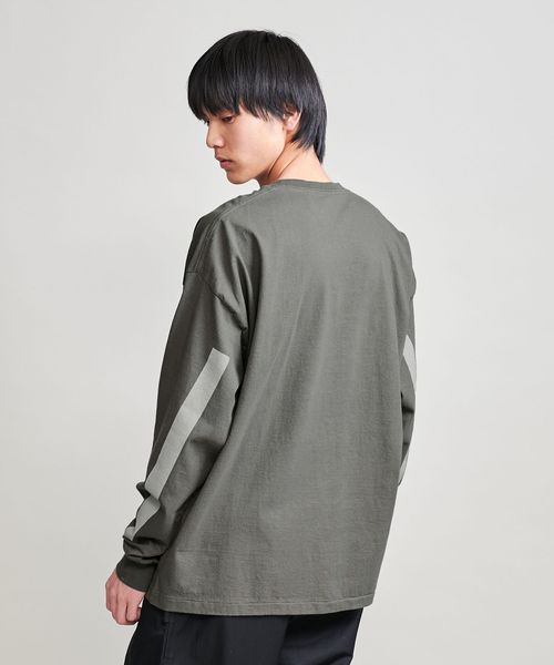 新品 KAPTAIN SUNSHINE b&y別注 ウエスト コースト KAPTAIN SUNSHINE × BY＞WEST COAST LONG SLEEVE T―SHIRT/Tシャツ
