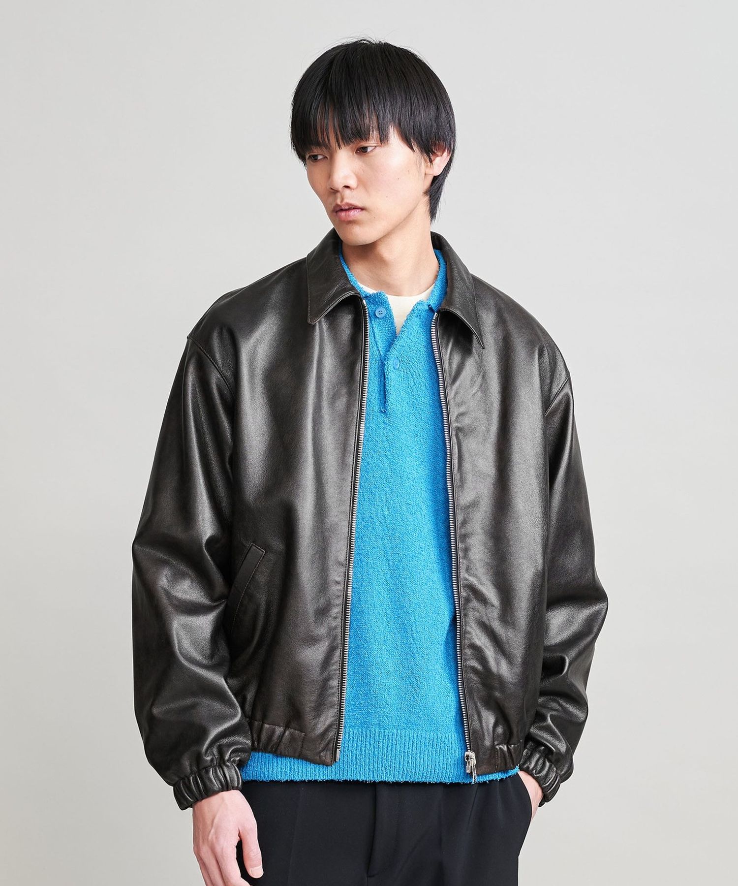 h beauty&youth シープレザージャケット　S h beauty&youth シープレザージャケットS