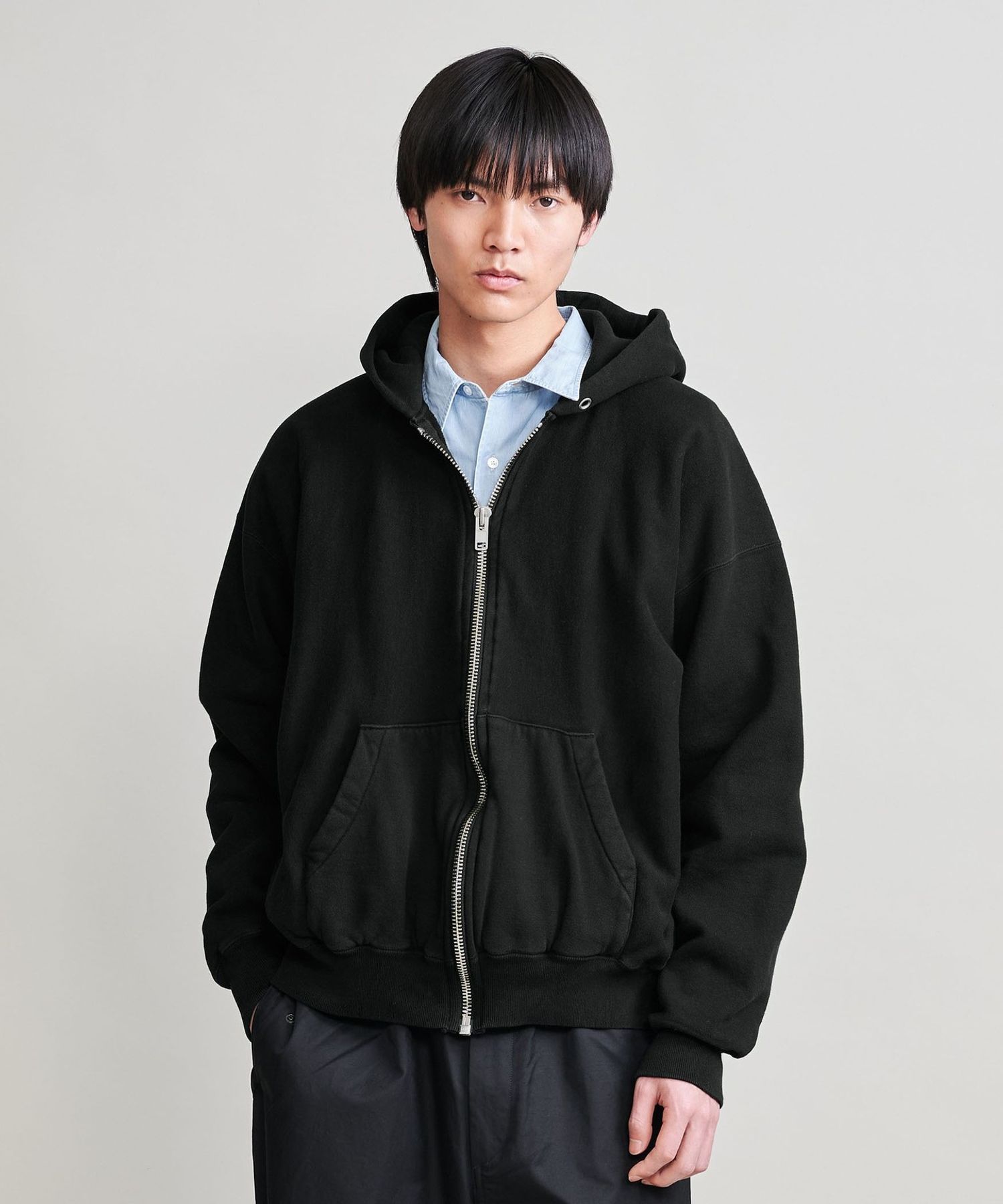H BEAUTY&YOUTH 25SS クルーザースウェット ジップパーカー L H＞ クルーザー スウェット ジップ フーディ