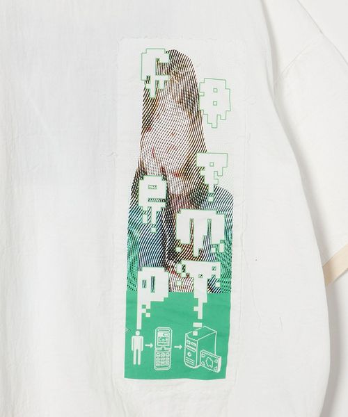 【国内買付】C.E Patched Gauze Short Sleeve ガーゼカットソー C.E - Patched Gauze Short Sleeve Crew Neck | ALTERFATE
