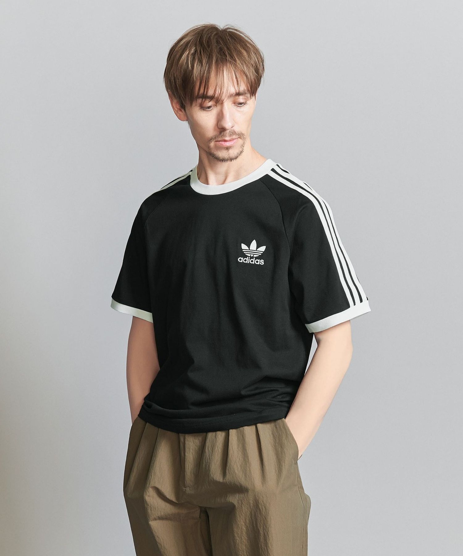 残り１つ！【adidas】Originals ドイツ ３ストライプ Tシャツ adidas Originals 【お一人様3枚まで】アディダス オリジナルス