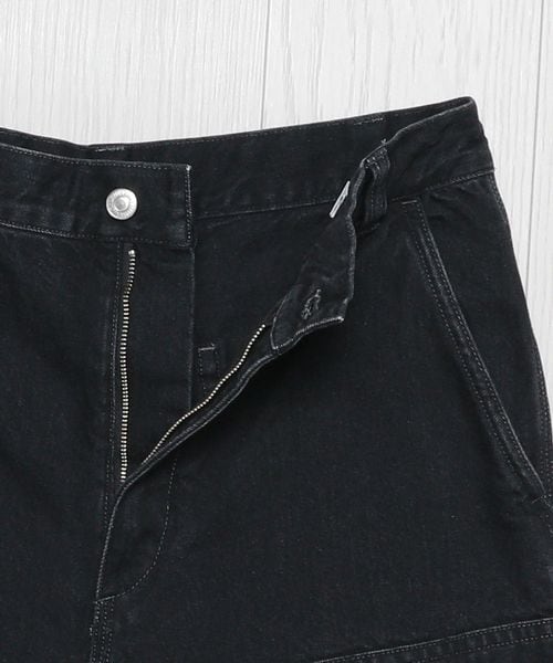 UNITED ARROWS & SONS黒ダブルニー パンツ　ブラック　L USM013_d-560x700.jpg