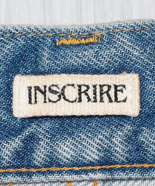 パンツ INSCRIRE Straight Patch Difference Denim Straight Patch Different Denim – INSCRIRE