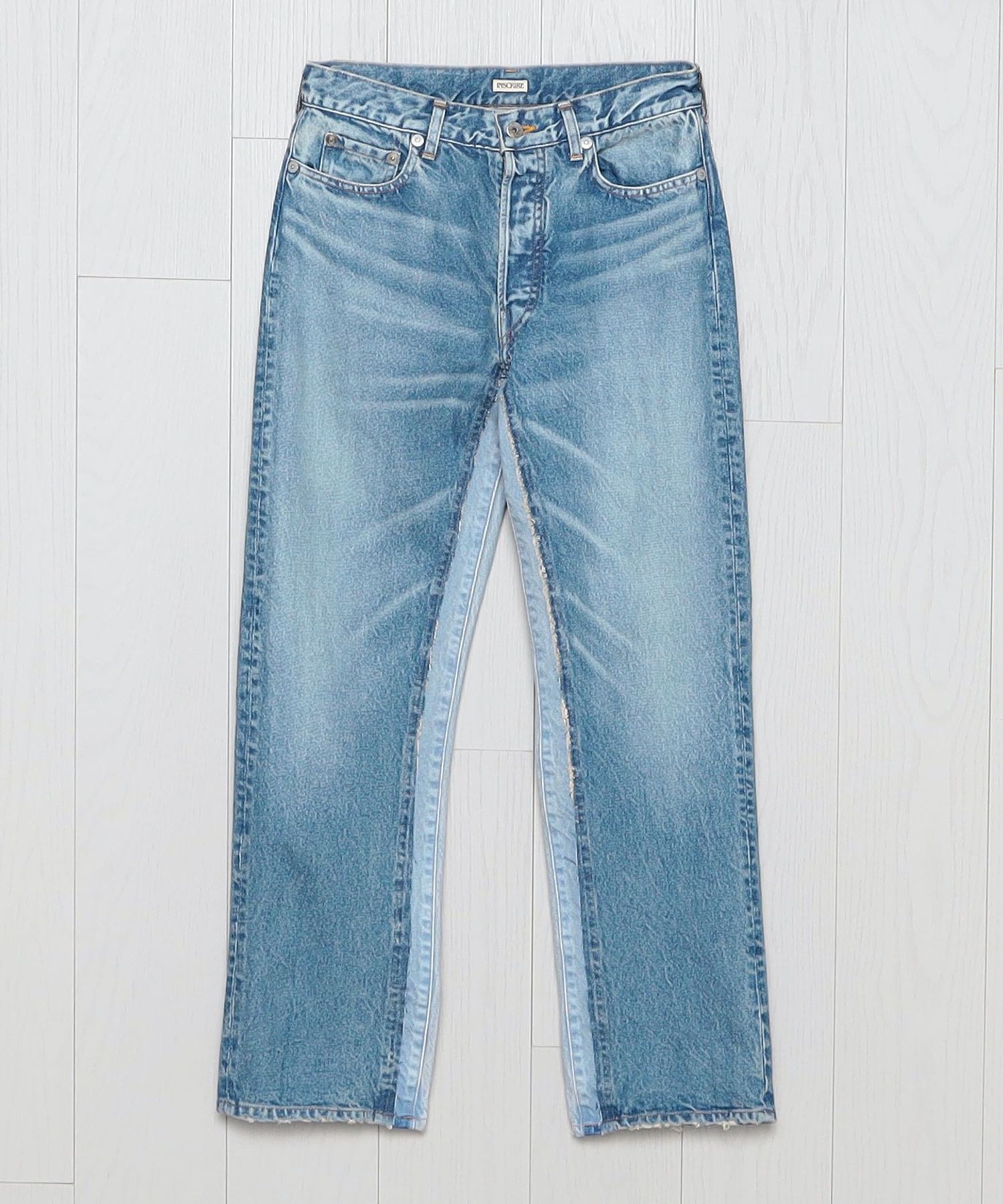 パンツ INSCRIRE Straight Patch Difference Denim Straight Patch Different Denim – INSCRIRE