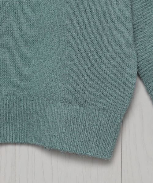 H BEAUTY&YOUTH＜H＞ツイストコットン タイダイ クルーネックニット H＞ツイストコットン タイダイ クルーネックニット
