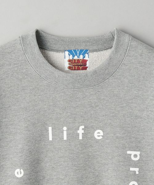 専用city country city スウェット CITY COUNTRY CITY×MANASTASH/EMBROIDERED LOGO SWEAT