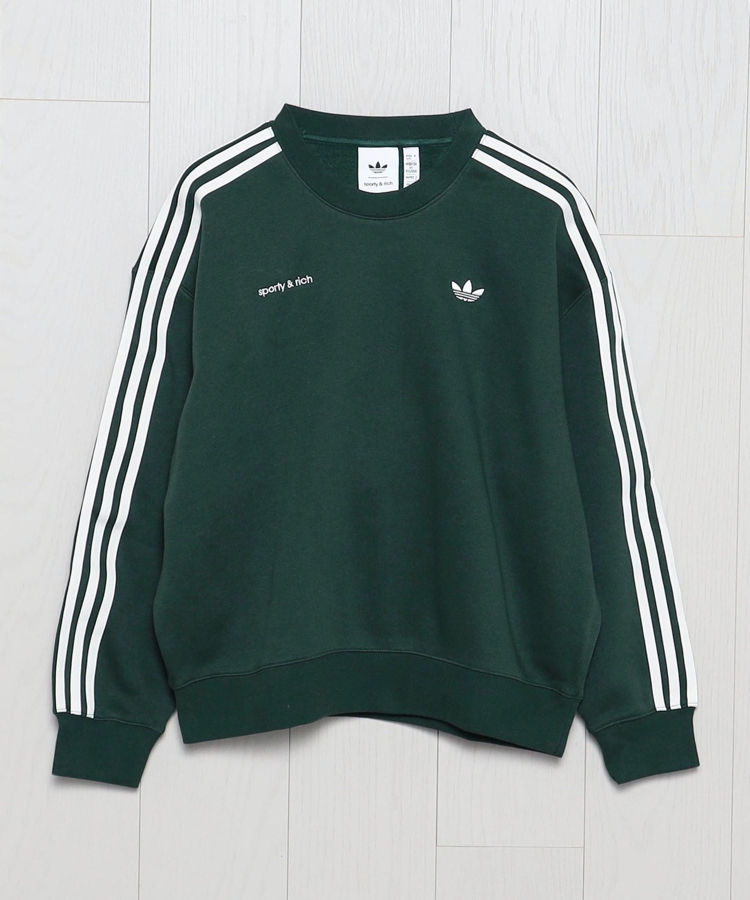 スウェット・トレーナー Sporty & Rich Athletic Team Sweatshirt CR631WH Sporty & Rich(スポーティーアンドリッチ) スウェット