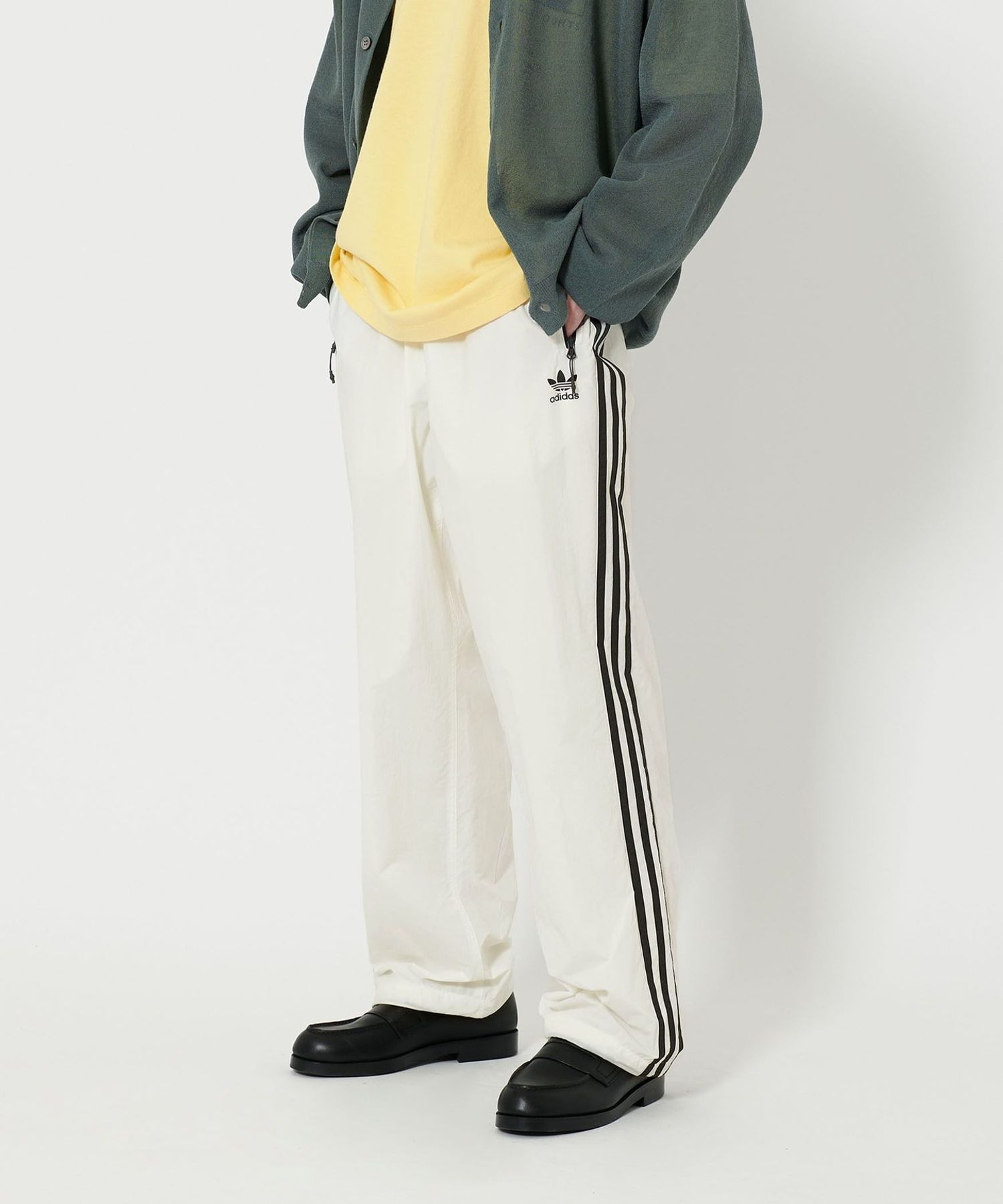 adidas トラックパンツ beauty&youth別注 adidas BEAUTY&YOUTH別注 トラックパンツ ネイビー XS - メルカリ