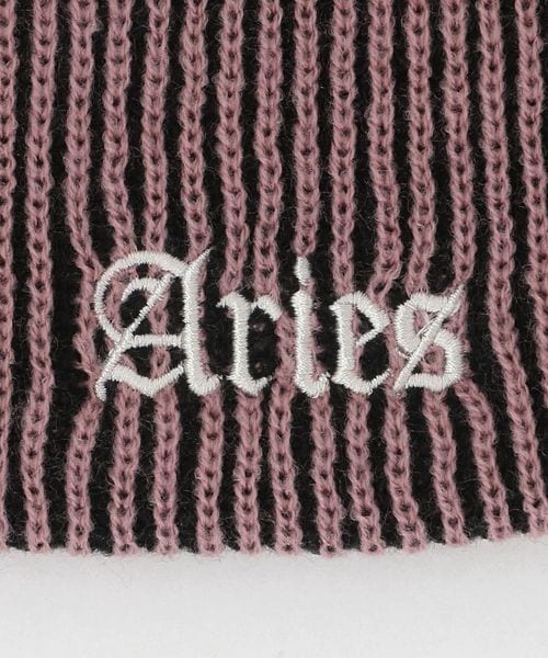 Aries＞RIB SKULL BEANIE/ニットキャップ