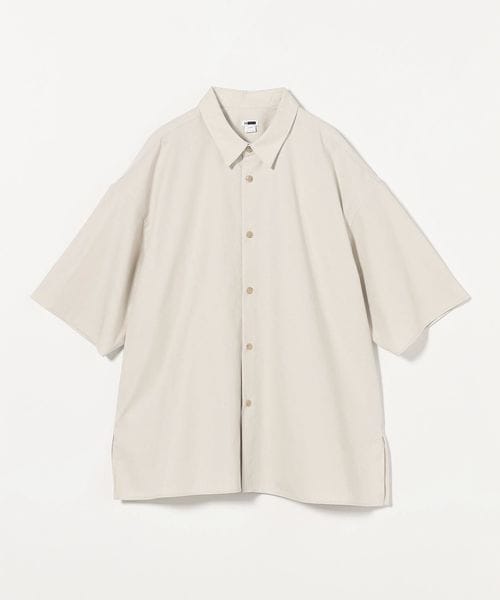 H beauty&youth ウェザークロス スクエアカット ショートスリーブ H＞ウェザークロス スクエアカット ショートスリーブシャツ