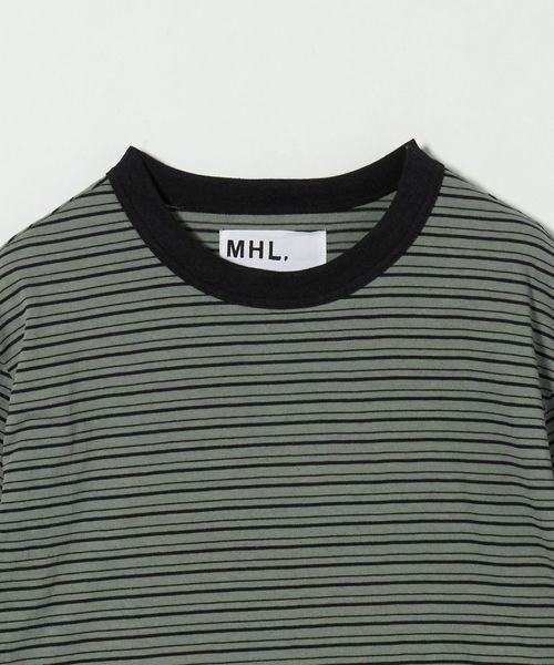 MHL. ストライプデザイン トレーナー MHL. ストライプデザイン トレーナー