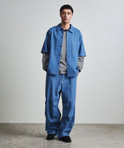 BEAUTY&YOUTH/デニム オーバー パンツ/その他パンツ