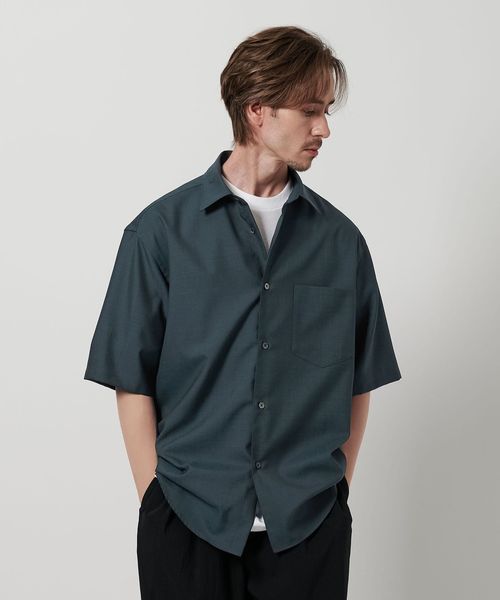 BEAUTY&YOUTH  尾州 ツイル レギュラーフォルムテーパード シャツ 尾州 レギュラーフォルム テーパード シャツ ‐ウォッシャブル