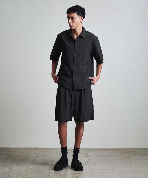 BEAUTY&YOUTH/ナイロン ワイド ショーツ/その他パンツ