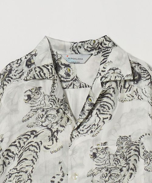 NIPOALOHA × BY＞ONE HUNDRED TIGERS SHORT SLEEVE SHIRT/シャツ