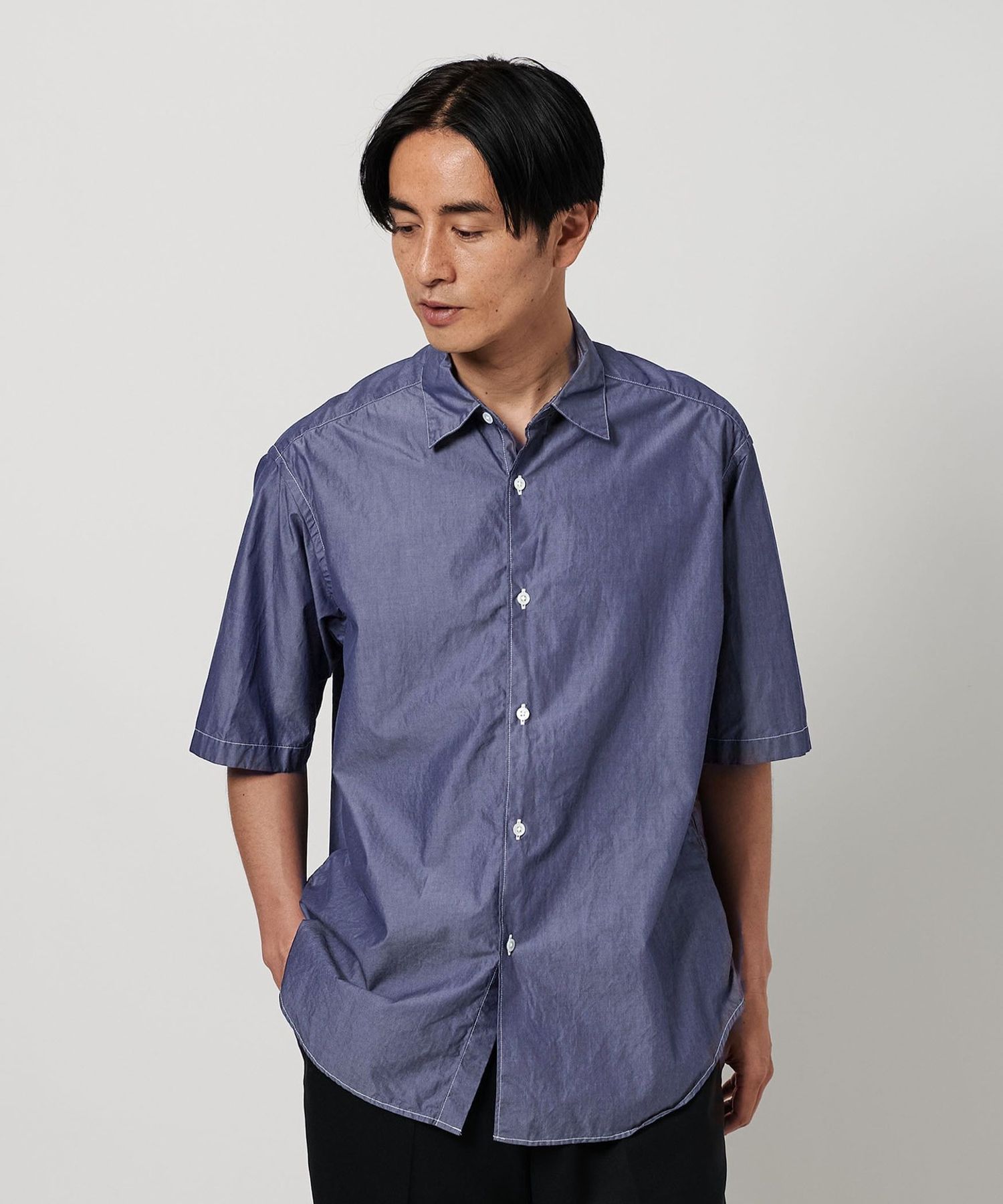100/2 シャンブレー レギュラー グランデ シャツ