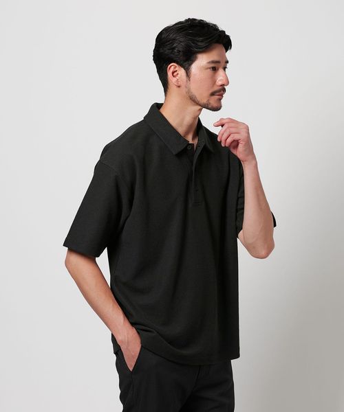 WEB限定 WARDROBE SMART】エアリー カノコ ポロシャツ