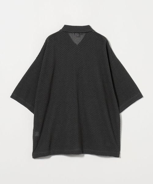 H BEAUTY&YOUTH ショートスリーブカーディガン ブラック S H BEAUTY&YOUTH ショートスリーブカーディガン ブラック S