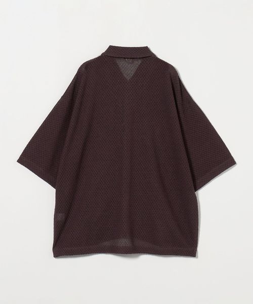【25SS】H BEAUTY&YOUTH ヘンプリンクスニットシャツ S H＞ヘンプ リンクス ニット ショートスリーブシャツ